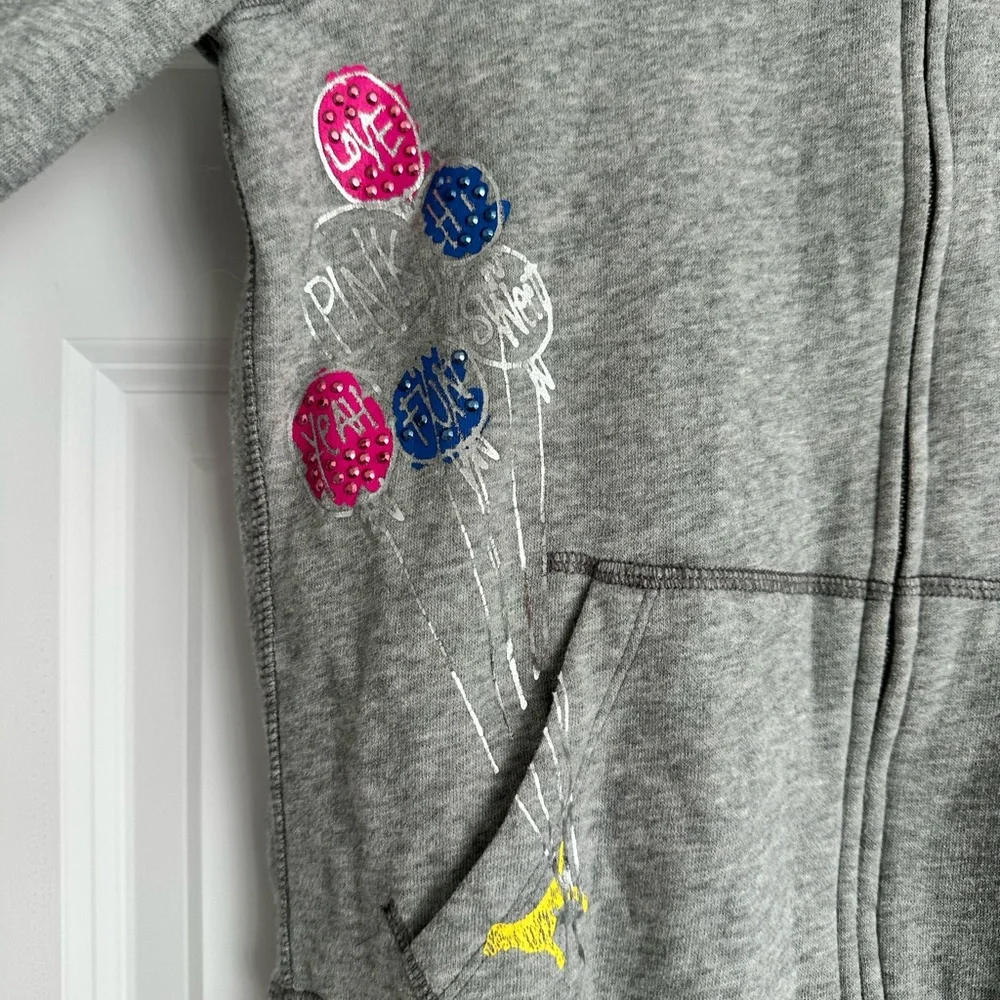 Victoria's Secret Pink Bling Zip up Hoodie - Picture 4 of 8